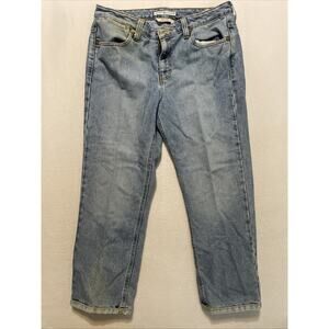 Vintage Tommy Hilfiger Womens Short Capri Jeans Hipster Cuffed Y2K Skater 12